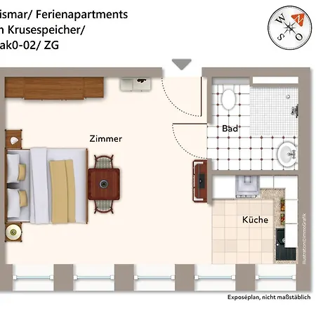 Ferienapartments Am Krusespeicher Ferienapartments Am Krusespeicher 0-02 *